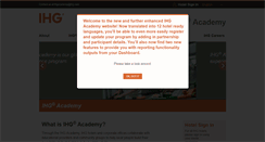 Desktop Screenshot of ihgacademy.com
